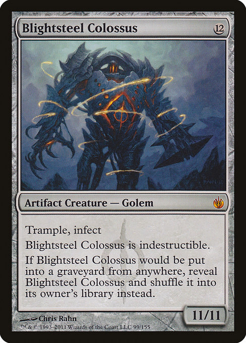 Blightsteel Colossus - Mirrodin Besieged Mythic Card