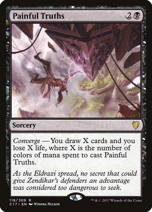 Painful Truths - Commander 2017 Rare Card