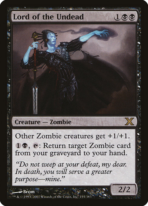 Lord of the Undead - Tenth Edition Rare Card
