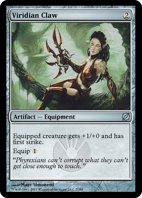 Viridian Claw - Duel Decks: Mirrodin Pure vs. New Phyrexia Uncommon Card
