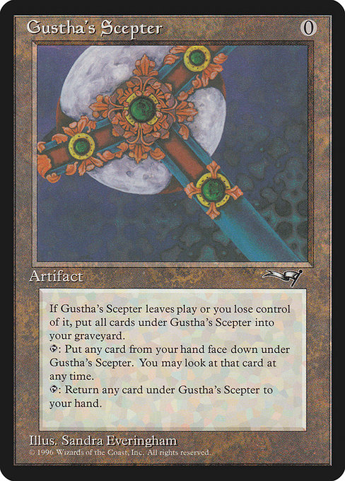 Gustha's Scepter - Alliances Rare Card