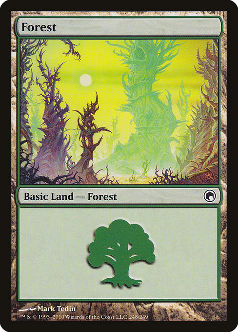 Forest - Scars of Mirrodin Common Card
