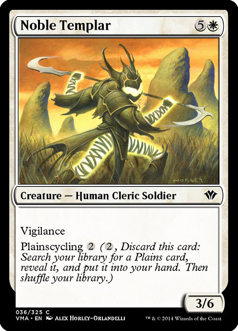 Noble Templar - Vintage Masters Common Card