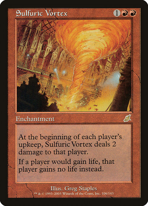 Sulfuric Vortex - Scourge Rare Card