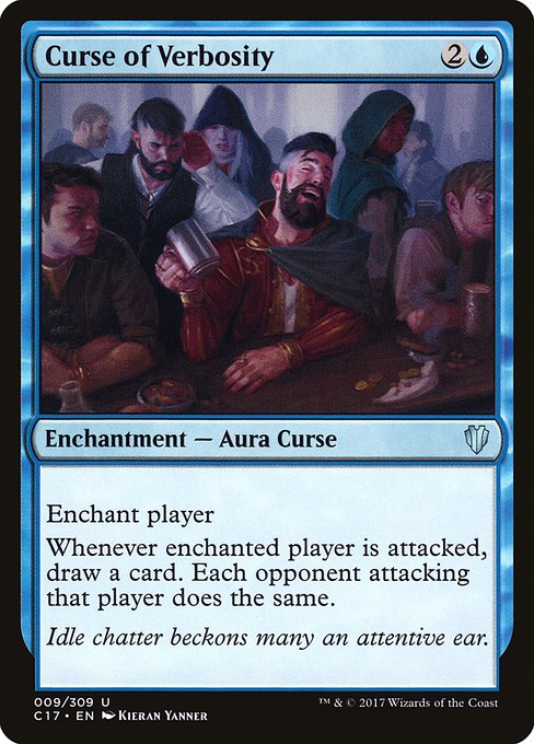 Curse of Verbosity - Commander 2017 Uncommon Card