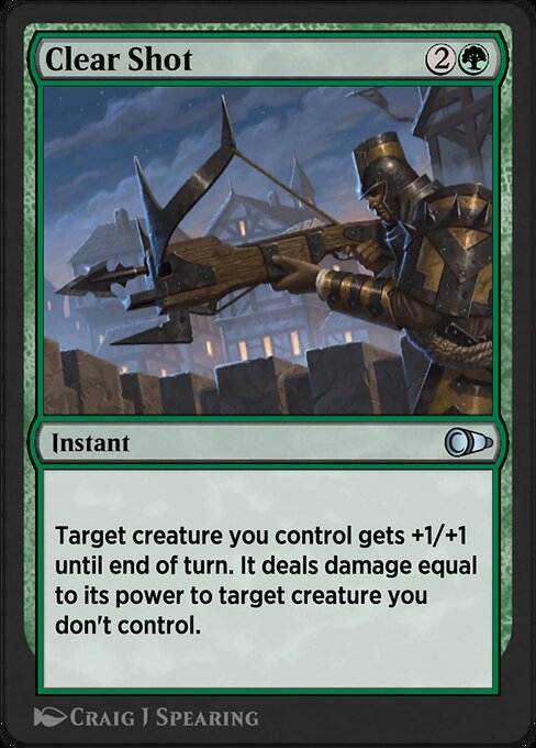 Clear Shot - Pioneer Masters Uncommon Card