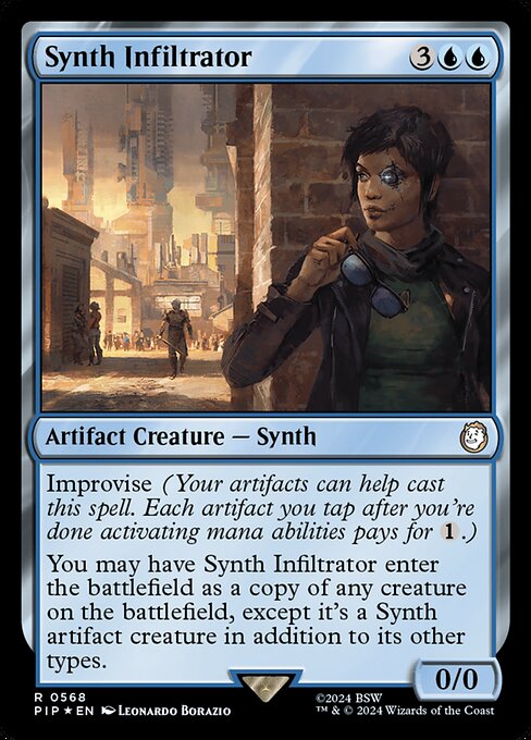 Synth Infiltrator - Fallout Rare Card