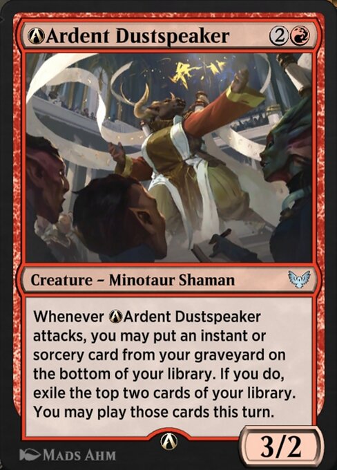 A-Ardent Dustspeaker - Strixhaven: School of Mages Uncommon Card