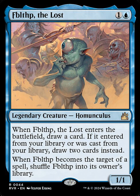 Fblthp, the Lost - Ravnica Remastered Rare Card