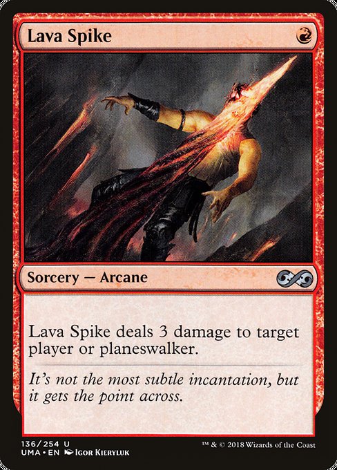 Lava Spike - Ultimate Masters Uncommon Card