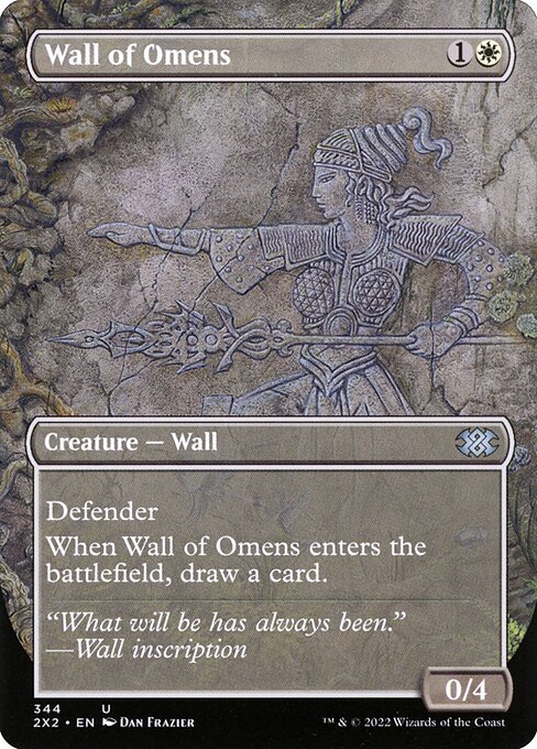 Wall of Omens - Double Masters 2022 Uncommon Card