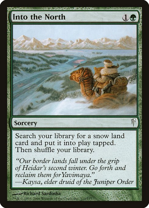 Into the North - Coldsnap Common Card
