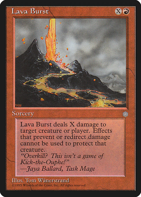 Lava Burst - Ice Age Common Card