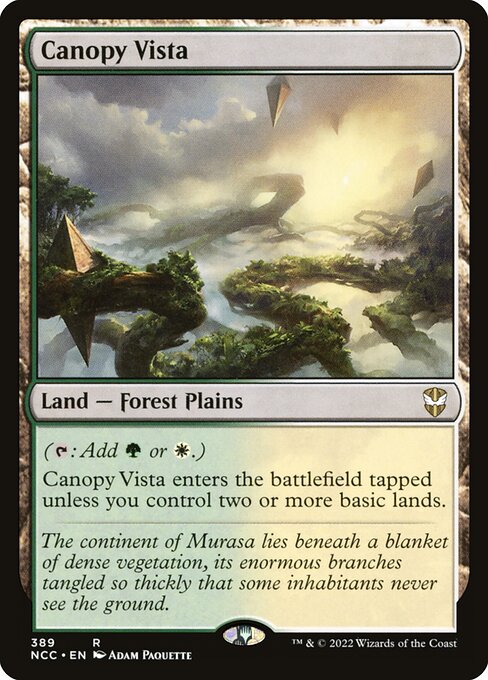 Canopy Vista - New Capenna Commander Rare Card