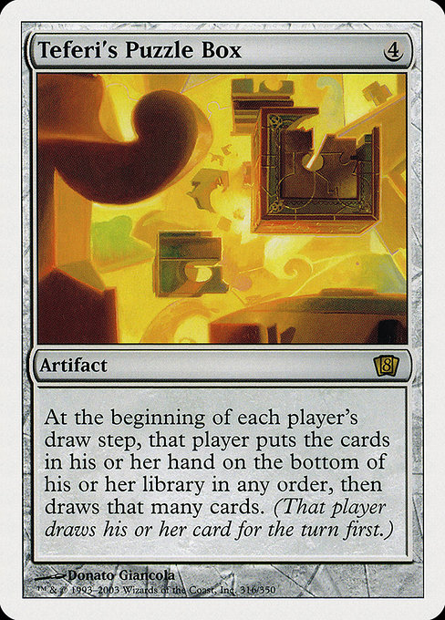 Teferi's Puzzle Box - Eighth Edition Rare Card