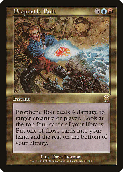 Prophetic Bolt - Apocalypse Rare Card