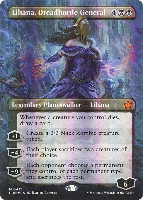 Liliana, Dreadhorde General - Foundations Mythic Card