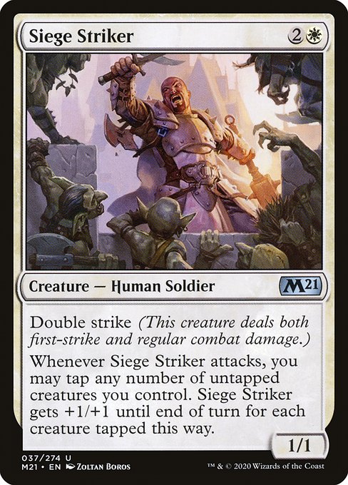 Siege Striker - Core Set 2021 Uncommon Card