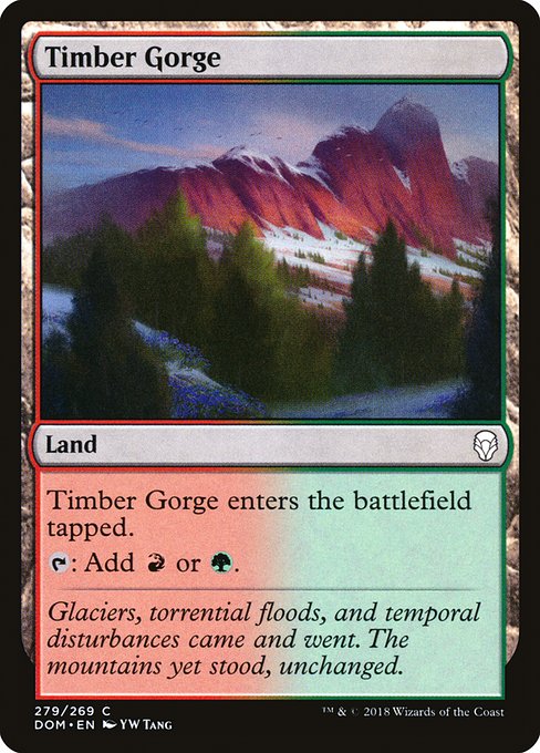 Timber Gorge - Dominaria Common Card
