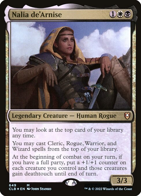 Nalia de'Arnise - Commander Legends: Battle for Baldur's Gate Mythic Card