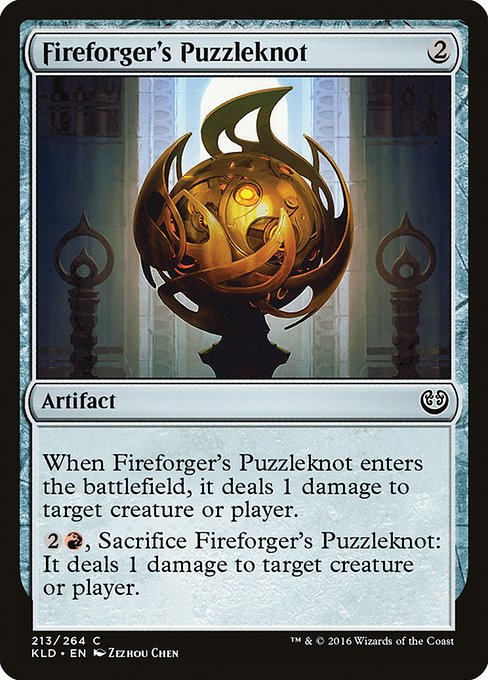 Fireforger's Puzzleknot - Kaladesh Common Card