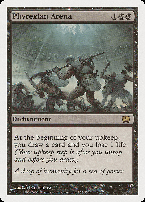 Phyrexian Arena - Eighth Edition Rare Card