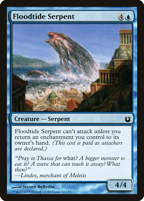 Floodtide Serpent - Born of the Gods Common Card