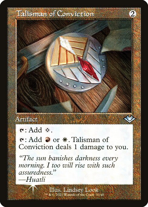 Talisman of Conviction - Modern Horizons 1 Timeshifts Uncommon Card