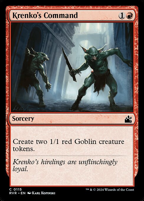 Krenko's Command - Ravnica Remastered Common Card