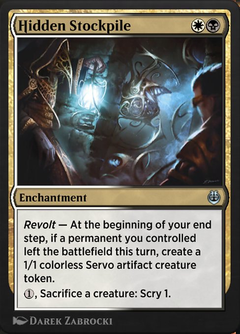 Hidden Stockpile - Kaladesh Remastered Uncommon Card