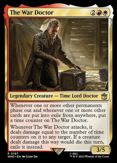 The War Doctor - Doctor Who Rare Card