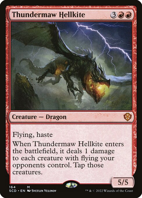 Thundermaw Hellkite - Starter Commander Decks Mythic Card