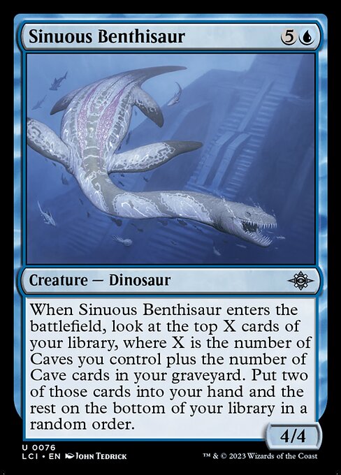 Sinuous Benthisaur - The Lost Caverns of Ixalan Uncommon Card