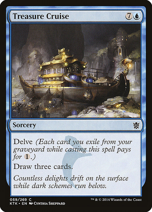 Treasure Cruise - Khans of Tarkir Common Card