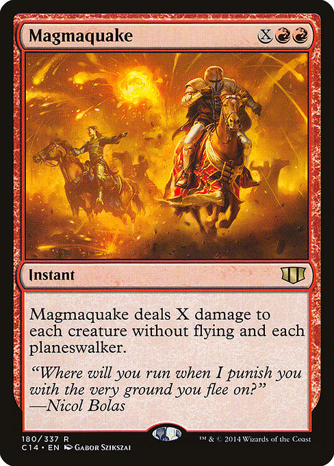 Magmaquake - Commander 2014 Rare Card
