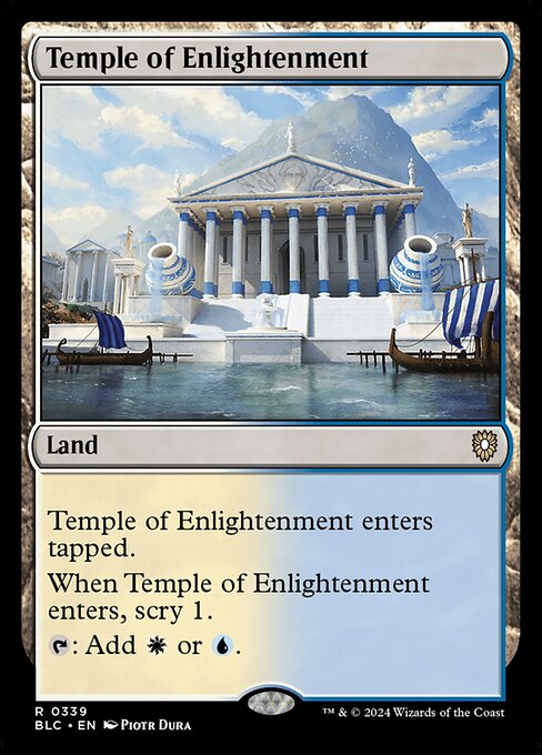 Temple of Enlightenment - Bloomburrow Commander Rare Card