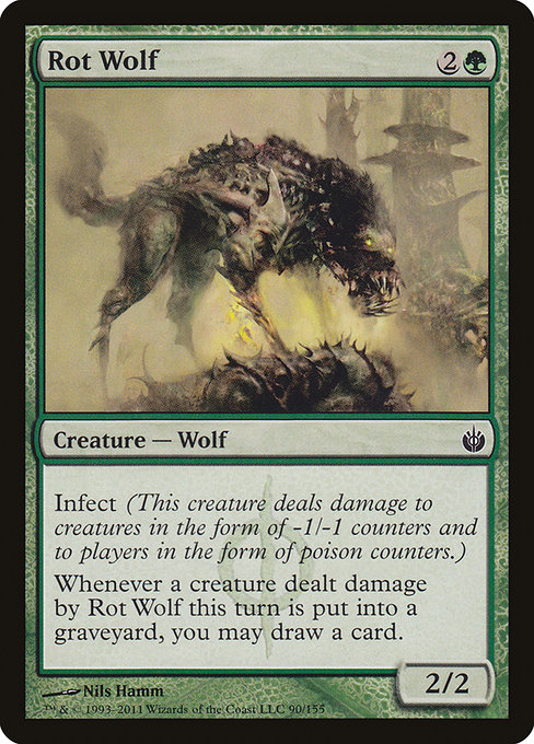 Rot Wolf - Mirrodin Besieged Common Card