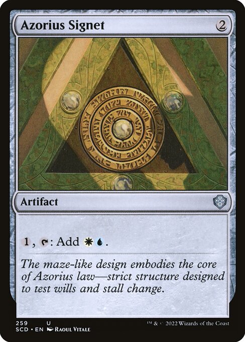 Azorius Signet - Starter Commander Decks Uncommon Card
