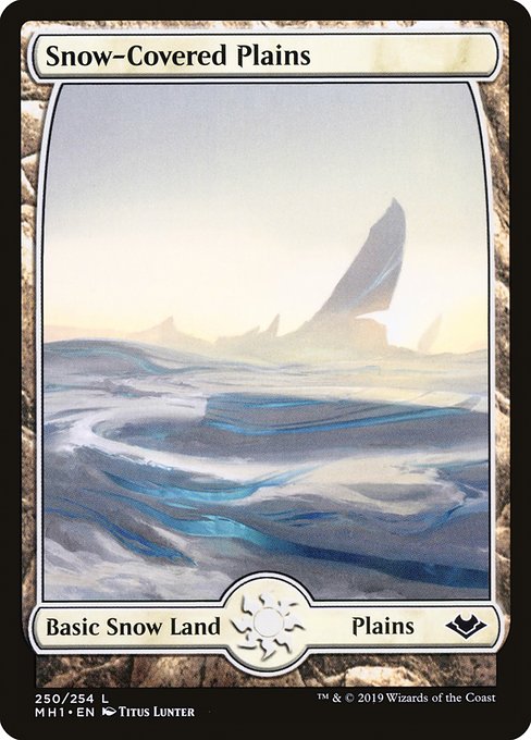 Snow-Covered Plains - Modern Horizons Common Card