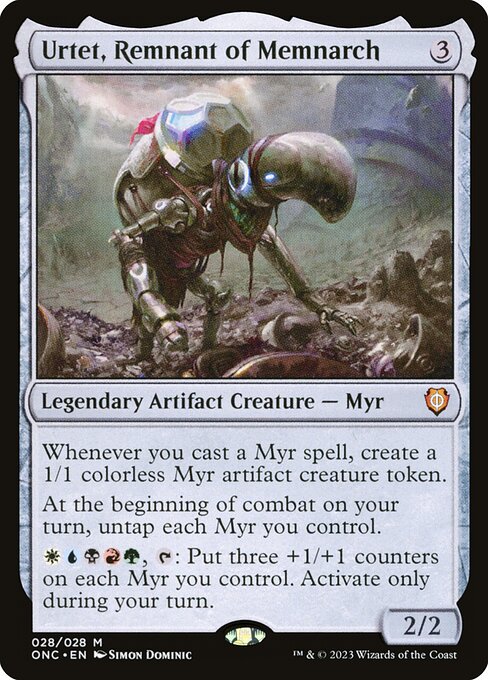 Urtet, Remnant of Memnarch - Phyrexia: All Will Be One Commander Mythic Card