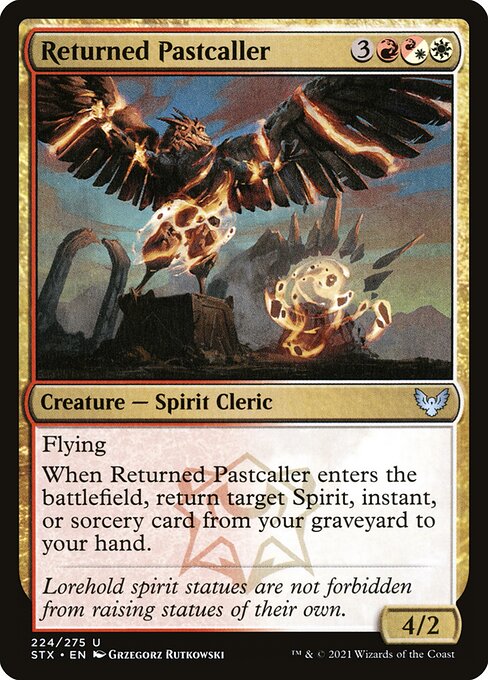 Returned Pastcaller - Strixhaven: School of Mages Uncommon Card