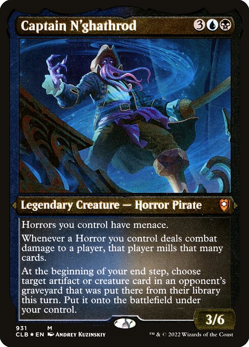 Captain N'ghathrod - Commander Legends: Battle for Baldur's Gate Mythic Card