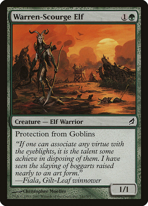 Warren-Scourge Elf - Lorwyn Common Card
