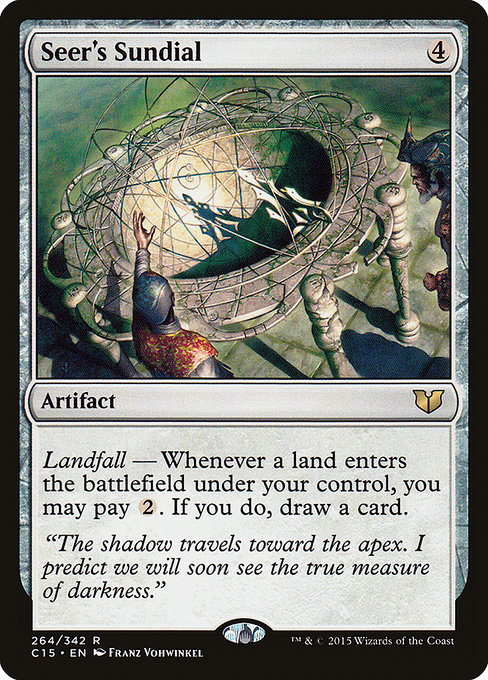 Seer's Sundial - Commander 2015 Rare Card