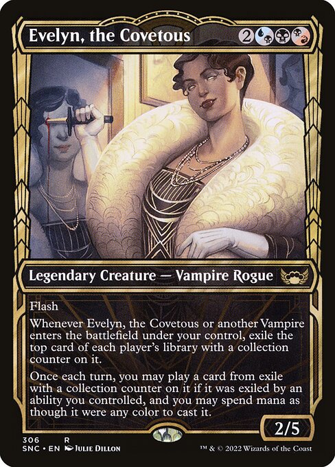 Evelyn, the Covetous - Streets of New Capenna Rare Card