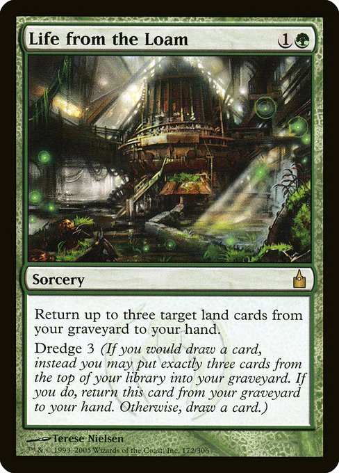 Life from the Loam - Ravnica: City of Guilds Rare Card