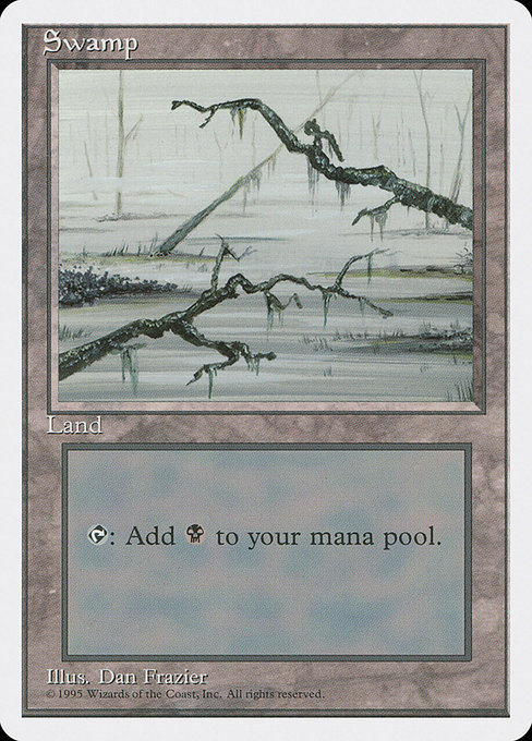 Swamp - Fourth Edition Common Card