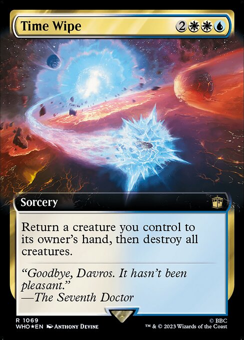 Time Wipe - Doctor Who Rare Card