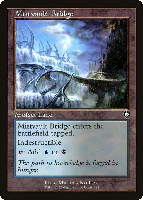 Mistvault Bridge - The Brothers' War Commander Common Card