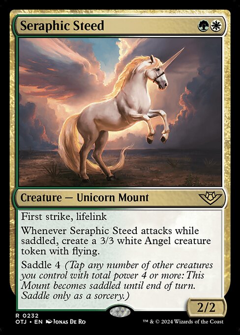 Seraphic Steed - Outlaws of Thunder Junction Rare Card